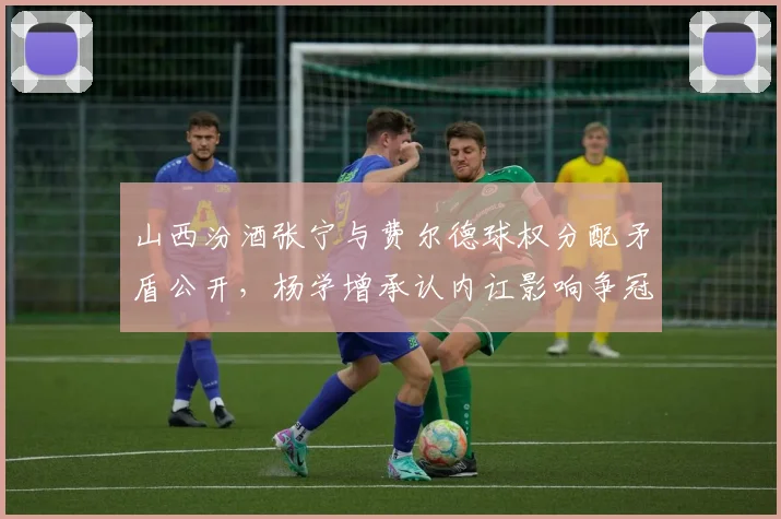 山西汾酒张宁与费尔德球权分配矛盾公开,杨学增承认内讧影响争冠关键战